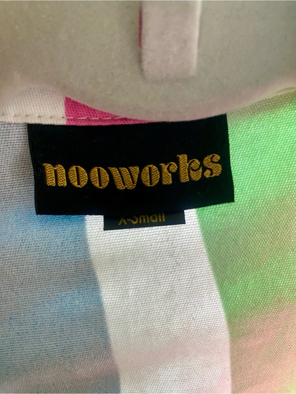 Nooworks Multicolor Vertical Stripe Cotton Jacket - Picture 4 of 7